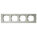 Рамка 4-на GRANO антрацит OVIVO 400-130000-228