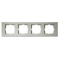 Рамка 4-на GRANO антрацит OVIVO 400-130000-228