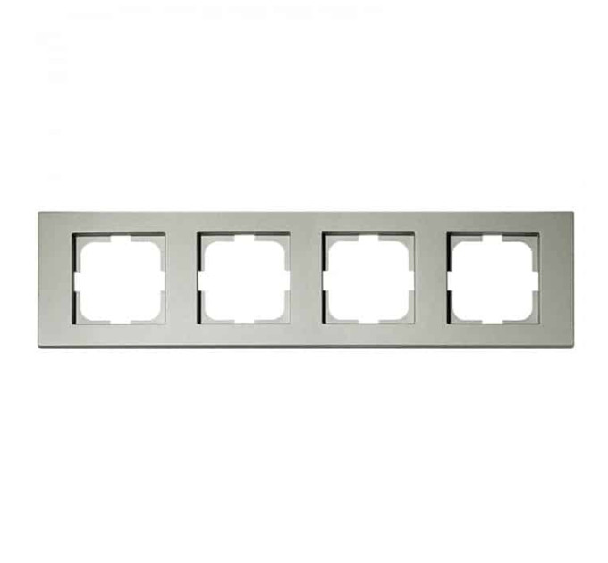 Рамка 4-на GRANO антрацит OVIVO 400-130000-228