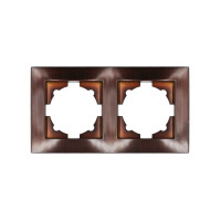 Рамка ELBI VEGA Woodline червоне дерево 2-на (510-012900-226)