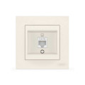 Розетка EL-BI VEGA біла комп'ютерна 1-на CAT6 RJ45 ( 510-010200-247 )