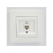 Розетка EL-BI VEGA білий мат комп'ютерна 1-на CAT6 RJ45 ( 510-016200-247 )