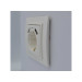 Розетка ZENA ELBI біла 1-на з заземленням + 2USB без рамки ( 609-010200-317 )