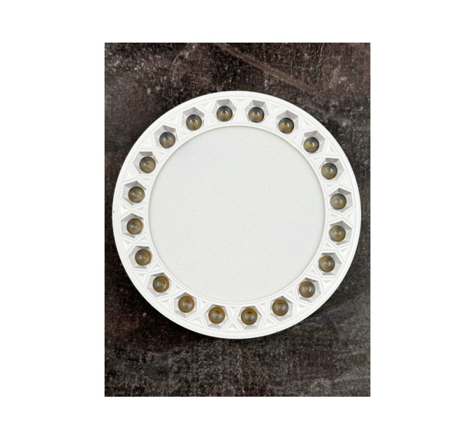 Світильник LED Violux ДББ ADAMANT-N 24W 4200K IP20 білий ( 330161 )