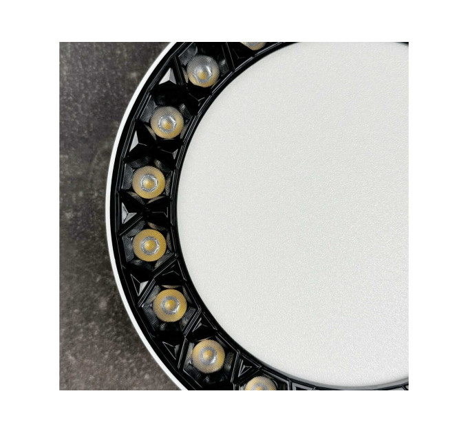 Світильник LED Violux ДББ ADAMANT-N 24W 4200K IP20 чорний ( 330171 )