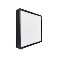 Світильник LED Violux ДББ RODOS квадрат 24W 5000K IP20 чорний ( 330151 )