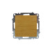 Вимикач ELBI ZENA Woodline клен 1кл без рамки ( 609-012700-200 )