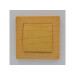 Вимикач ELBI ZENA Woodline клен 1кл без рамки ( 609-012700-200 )