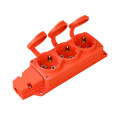 Колодка 3 гнізда з кришкою HOROZ ELECTRIC 221-000-301