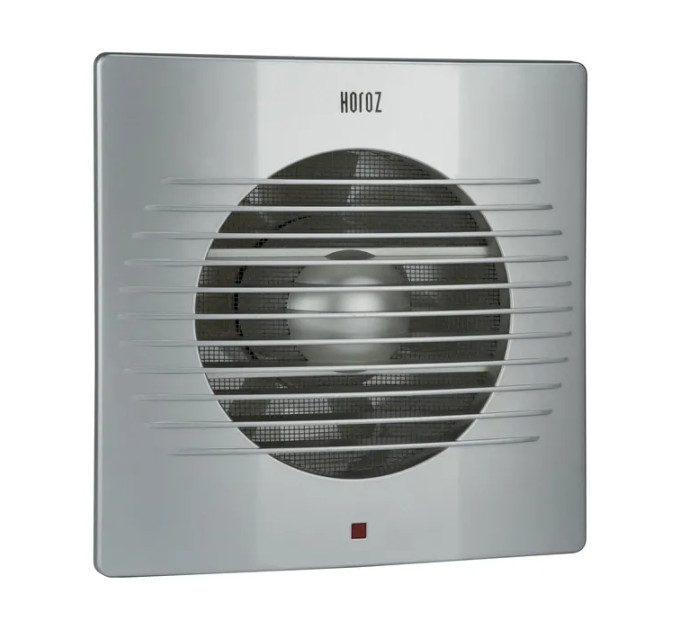 Вентилятор 12W (10 см) срібло HOROZ ELECTRIC 500-040-100