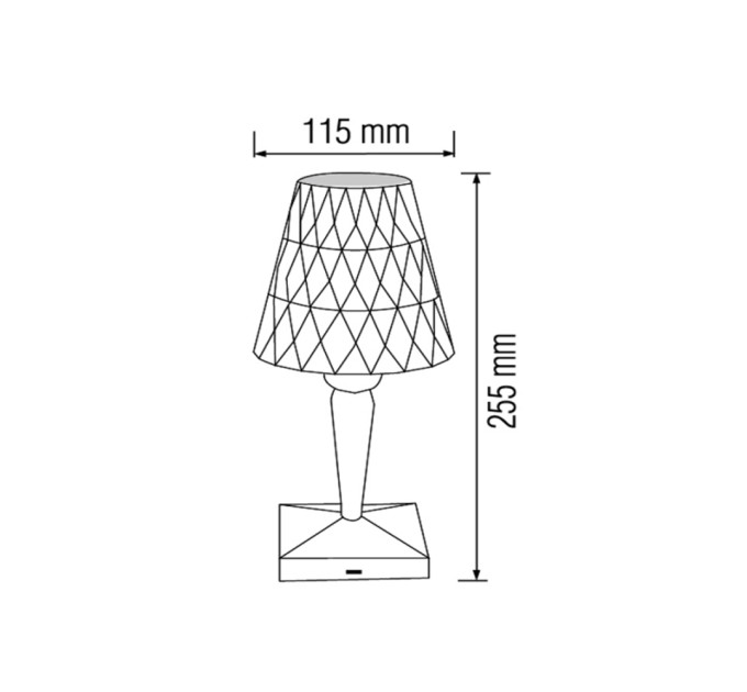 Світильник настільний LED INTER-3CCT 1W HOROZ ELECTRIC 050-004-0001-010