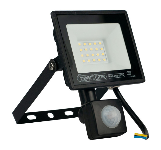 Прожектор світлодіодний з датчиком PARS/S-20 20W 6400K HOROZ ELECTRIC 068-009-0020-010