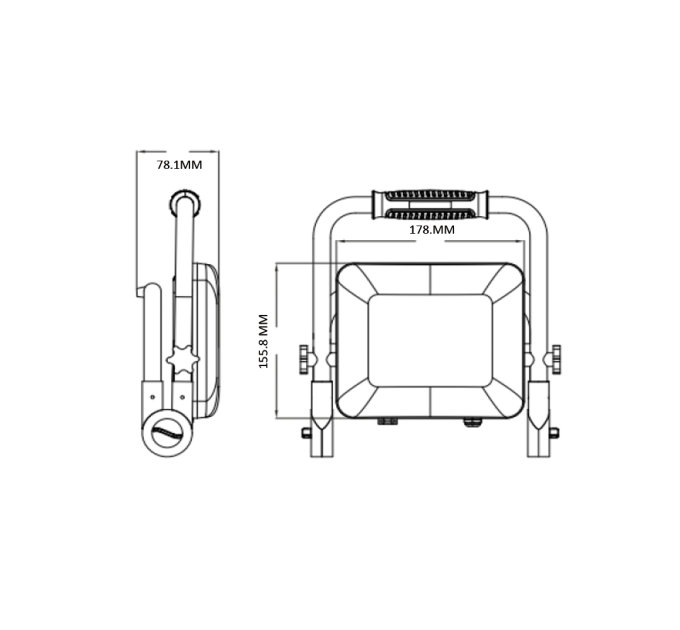 Прожектор світлодіодний PEGASUS/W-50 50W 6400K HOROZ ELECTRIC 068-032-0050-010