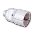 Штепсельне гніздо з заземленням HOROZ ELECTRIC 300-000-706