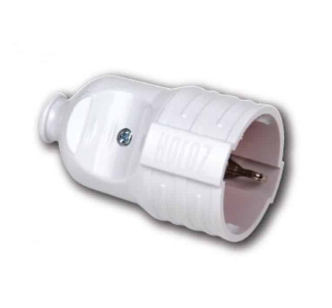 Штепсельне гніздо з заземленням HOROZ ELECTRIC 300-000-706