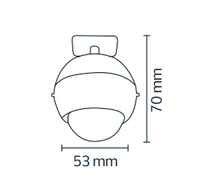 Датчик NAVARA білий HOROZ ELECTRIC 088-005-0001-010