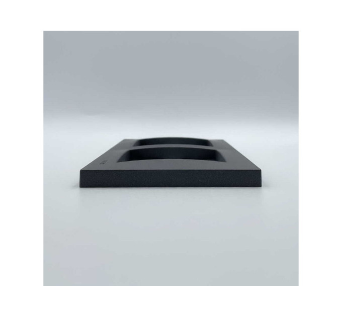 Рамка EL-BI VEGA антрацит матовий 2-на ( 510-016700-226 )