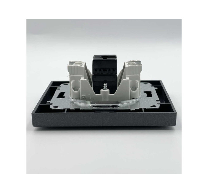 Розетка EL-BI VEGA антрацит матовий комп'ютерна 1-на CAT6 RJ45 ( 510-016700-247 )