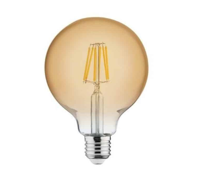 Світлодіодна лампа FILAMENT RUSTIC GLOBE-6 6W E27 2200К HOROZ ELECTRIC 001-030-0006-010