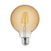 Світлодіодна лампа FILAMENT RUSTIC GLOBE-6 6W E27 2200К HOROZ ELECTRIC 001-030-0006-010