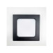Світильник LED даунлайт Violux FRAME 12W 4200K квадрат IP20 чорний ( 121192 )