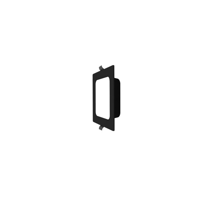 Світильник LED даунлайт Violux FRAME 12W 4200K квадрат IP20 чорний ( 121192 )