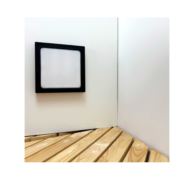 Світильник LED Violux ДББ FRAME-N 18W 5000K IP20 квадрат чорний ​( 330421 )