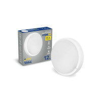 Світильник LED Violux ДББ ATOM UA MW sensor білий 12W 5000K IP54 картон ( 253361 )