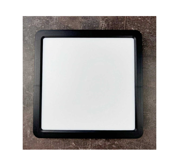 Світильник LED MILLENNIUM 20W 5000K квадрат чорний Violux ( 352220 )