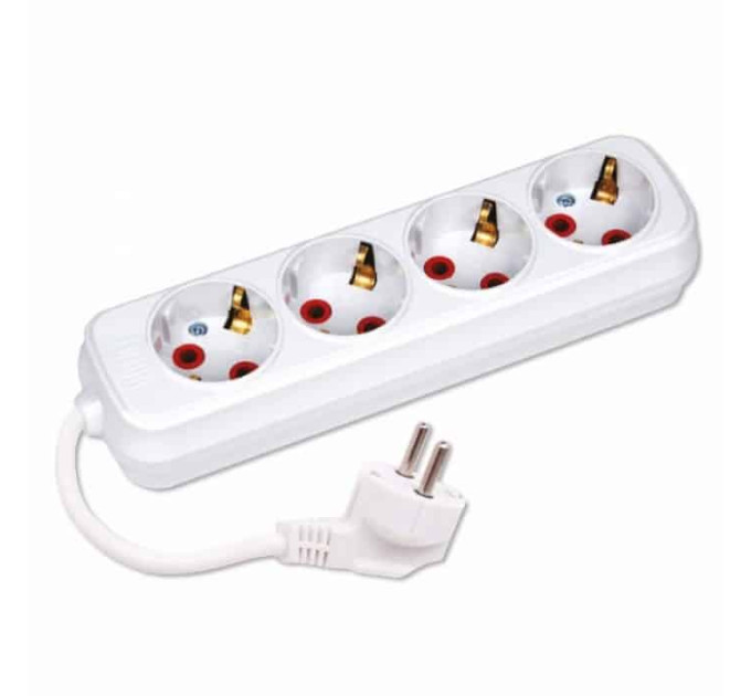 Подовжувач 4 гнізда 5 М з заземленням HOROZ ELECTRIC 200-405-401