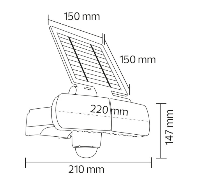 Світлодіодний світильник вуличний ARMOR-8 HOROZ ELECTRIC 072-001-0008-010