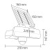 Світлодіодний світильник вуличний ARMOR-8 HOROZ ELECTRIC 072-001-0008-010