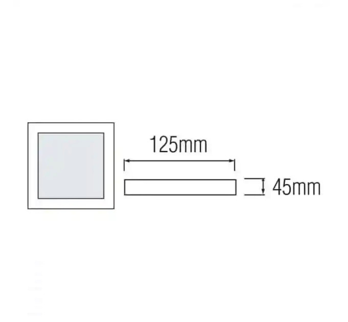 Світлодіодний світильник CARLA-18/SQ 18W 6500К HOROZ ELECTRIC 016-059-0018-020