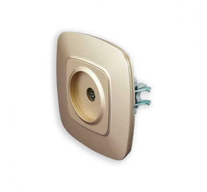 Розетка ТВ золото ELA HOROZ ELECTRIC 112-007-0009-030