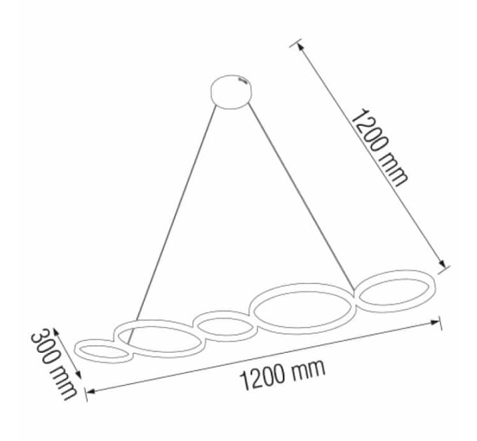 Світлодіодна люстра OLYMPIC 45W HOROZ ELECTRIC 019-035-0045-010