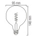 Світлодіодна лампа FILAMENT RUSTIC GLOBE S 6W E27 2000К
