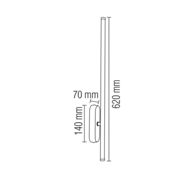 Світлодіодний світильник настінний SALDA-10 HOROZ ELECTRIC 029-010-0010-020