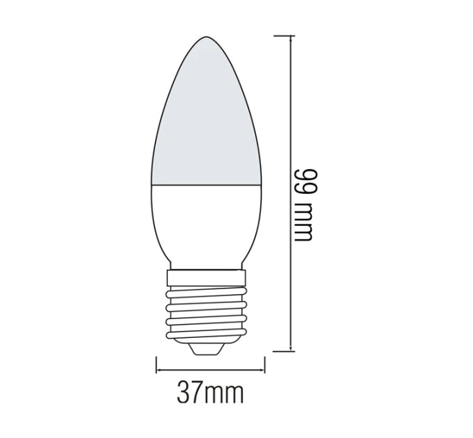 Світлодіодна лампа ULTRA-6 6W E27 3000К HOROZ ELECTRIC 001-003-0006-050