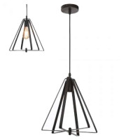 Світильник підвісний MAXWELL Е27 чорний HOROZ ELECTRIC 021-012-0001-010