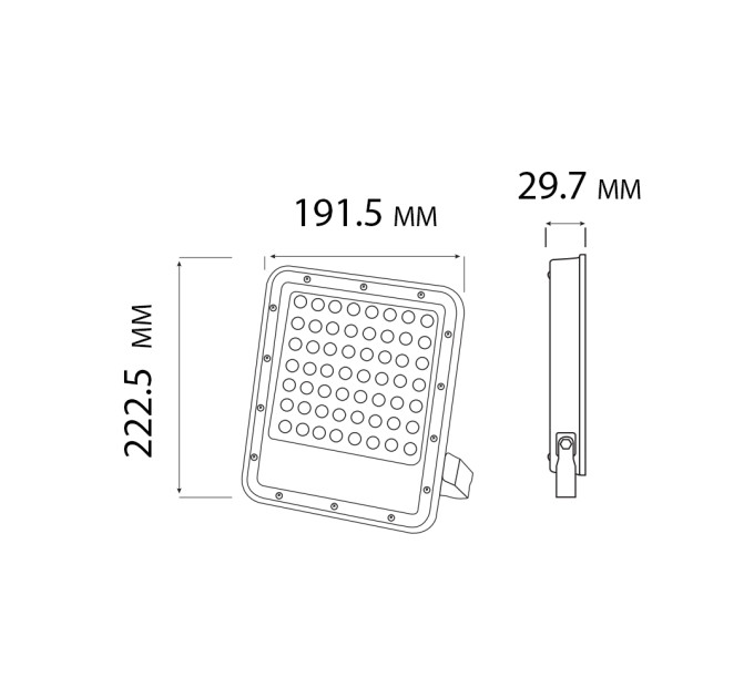Прожектор світлодіодний PALLAS-100 3CCT HOROZ ELECTRIC 068-030-1100-010