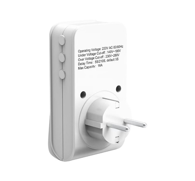 Реле напруги в розетку PROTEX-R 16А HOROZ ELECTRIC 131-001-0001-010