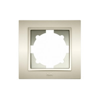Рамка ELBI ZENA Silverline титан 1-на (608-011400-271)