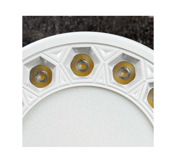 Світильник LED даунлайт Violux ADAMANT 18W 4200K круг IP20 білий ( 100160 )
