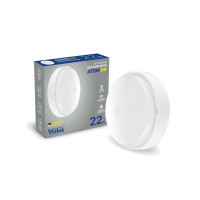 Світильник LED Violux ДББ ATOM UA MW sensor білий 22W 5000K IP44 картон ( 253381 )