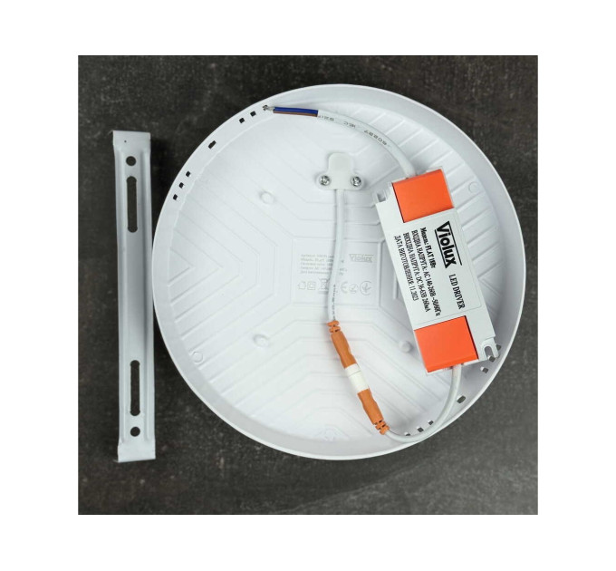 Світильник LED Violux ДББ FLAT 18W 5000K IP20 круг ( 330181 )