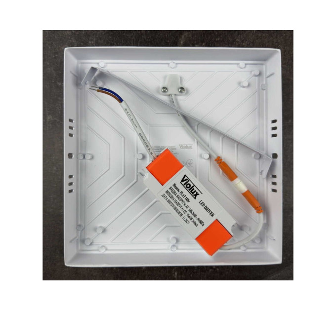 Світильник LED Violux ДББ FLAT 18W 5000K IP20 квадрат ( 330211 )