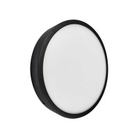 Світильник LED Violux ДББ RODOS круг 24W 5000K IP20 чорний ( 330141 )