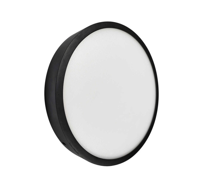 Світильник LED Violux ДББ RODOS круг 24W 5000K IP20 чорний ( 330141 )