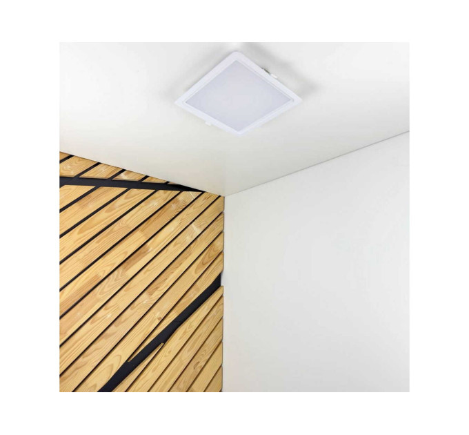 Світильник LED даунлайт Violux ALUMIN 24W 4200K квадрат IP20 ( 121290 )