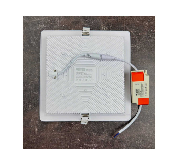 Світильник LED даунлайт Violux ALUMIN 24W 4200K квадрат IP20 ( 121290 )